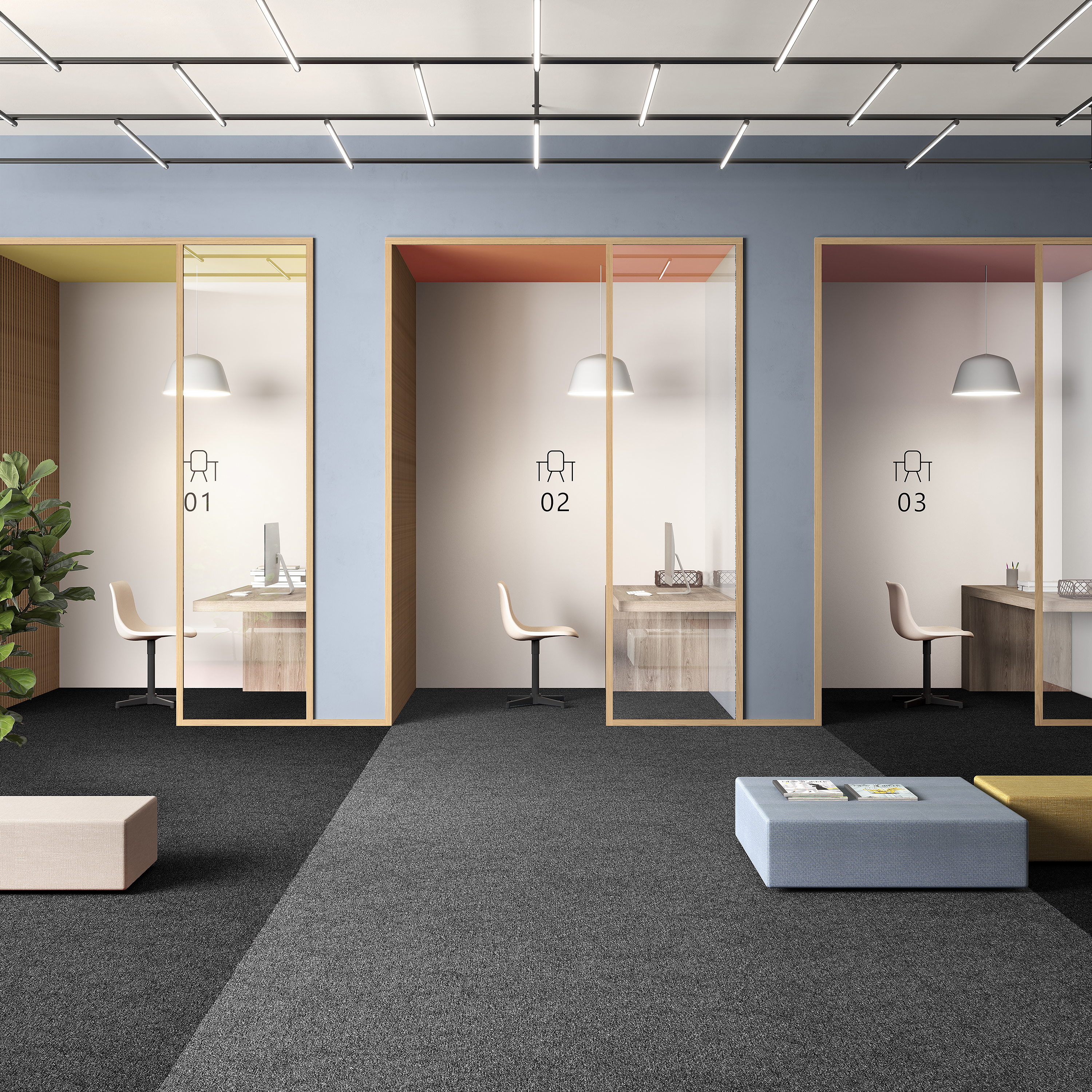 Ковровая плитка Medusa Tile 98 (500*500*5 мм) — купить в Тамбове