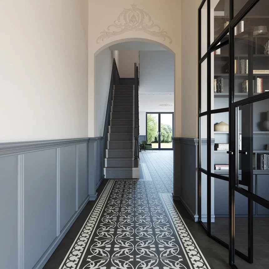 Кварцвиниловая плитка "Invictus" Victorian Deco Charcoal (229*229*2,5мм) — купить в Тамбове