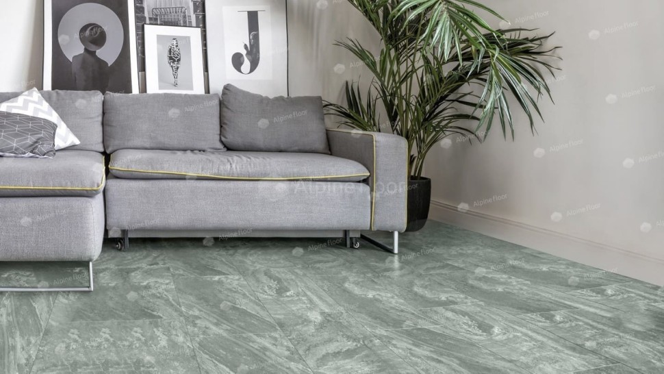 Виниловая плитка "Alpine Floor" Light Stone Хэмпшир (608*303*2,5 мм) — купить в Тамбове