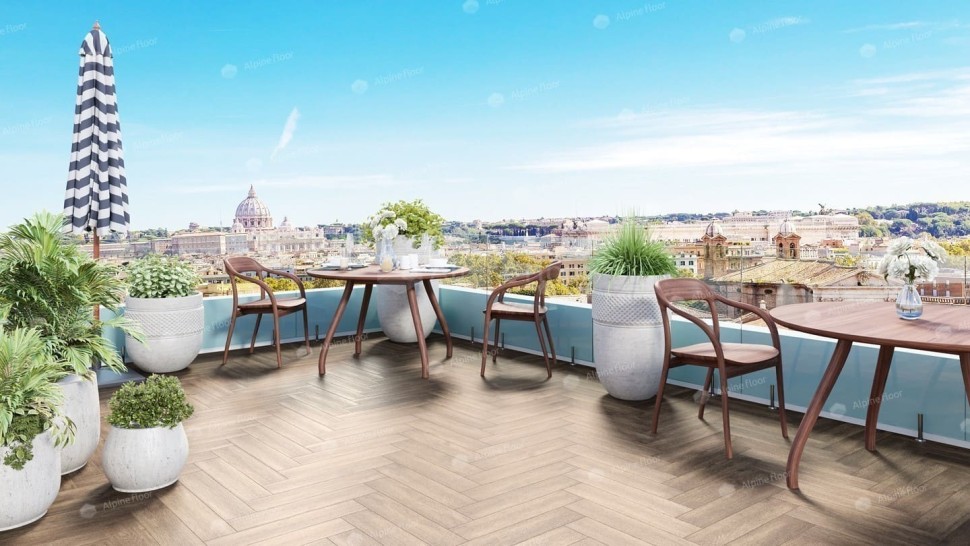 Виниловая плитка "Alpine Floor" Parquet LVT Макадамия (590*118*2,5 мм) — купить в Тамбове